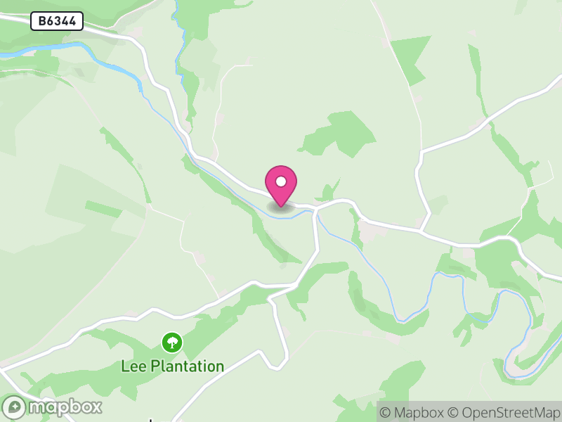 Map of Brinkburn, Northumberland