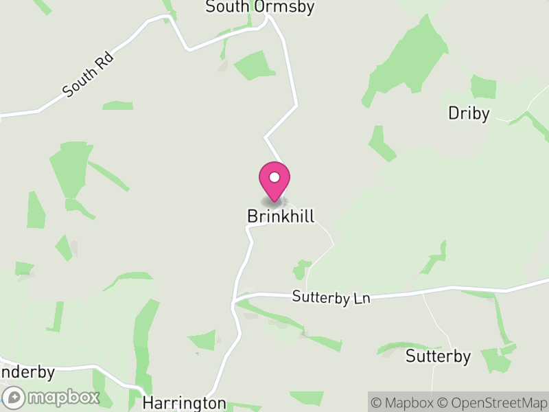 Map of Brinkhill, East Lindsey
