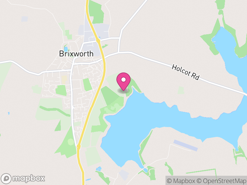 Map of Brixworth, West Northamptonshire