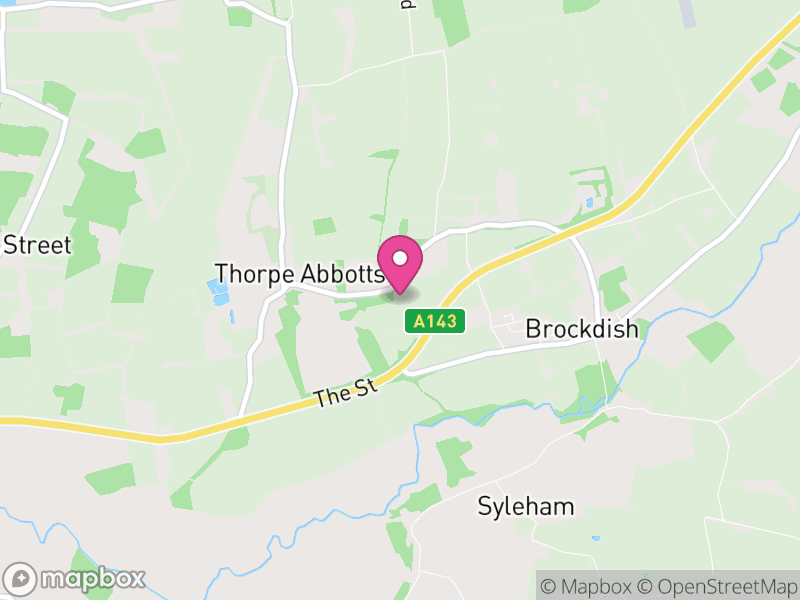 Map of Brockdish, South Norfolk