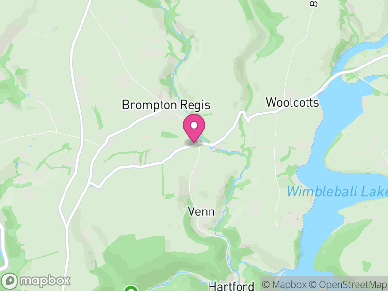 Map of Brompton Regis, Somerset