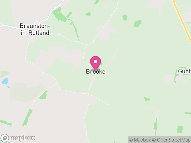 Map of Brooke, Rutland
