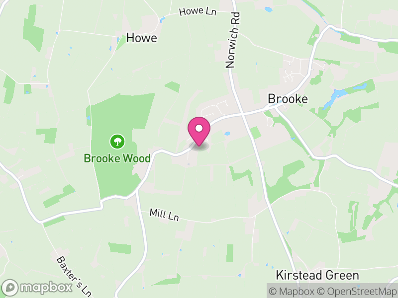 Map of Brooke, South Norfolk