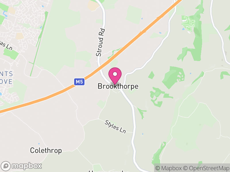 Map of Brookthorpe-with-Whaddon, Stroud