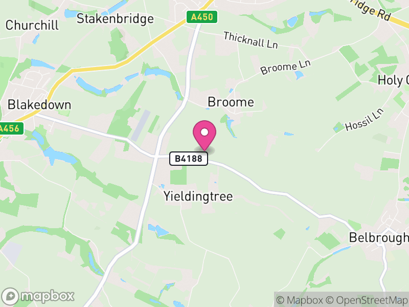 Map of Broome, Wyre Forest