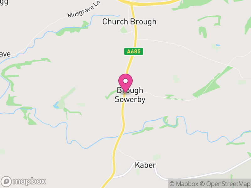 Map of Brough Sowerby, Westmorland and Furness