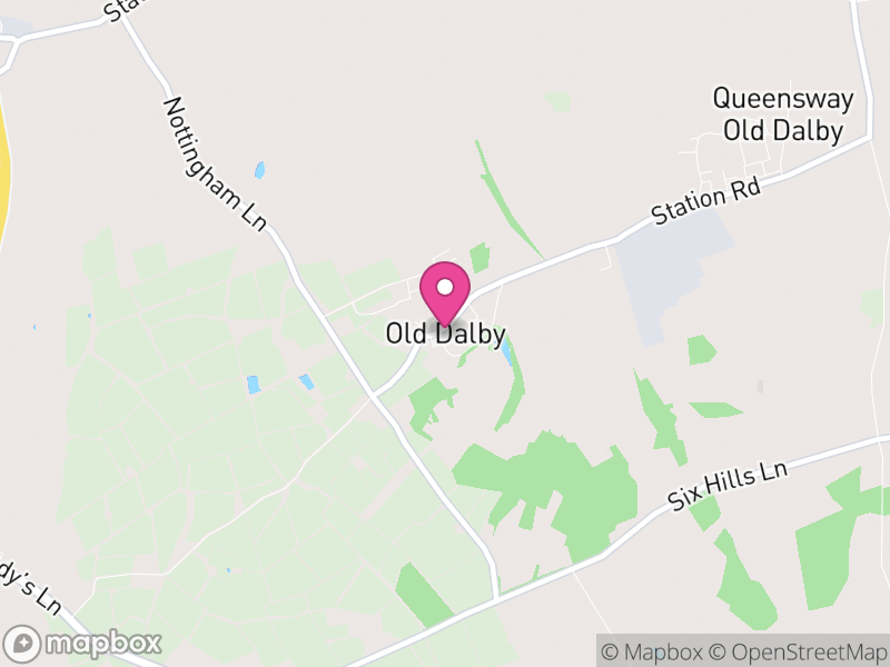 Map of Broughton and Old Dalby, Melton