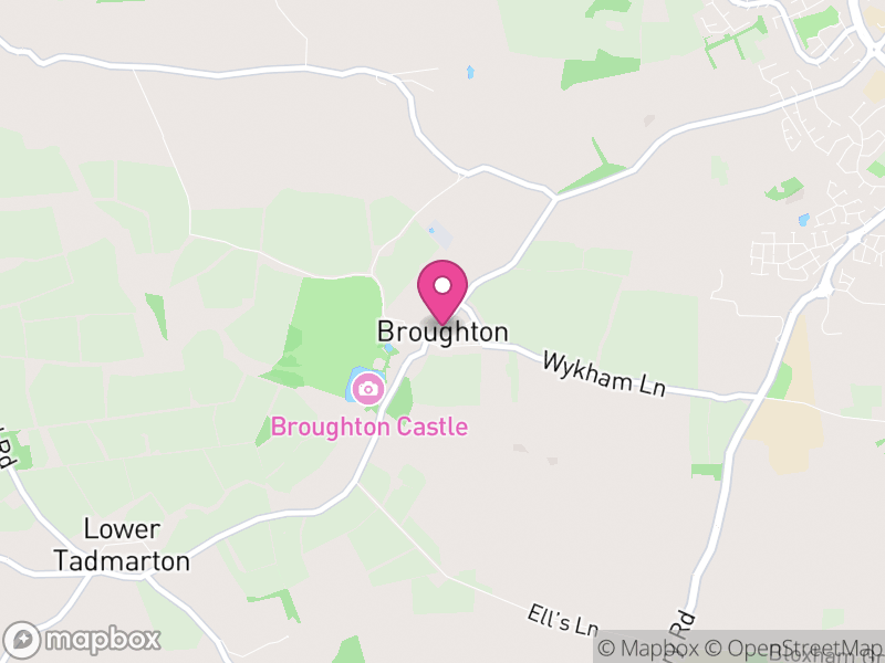 Map of Broughton, Cherwell