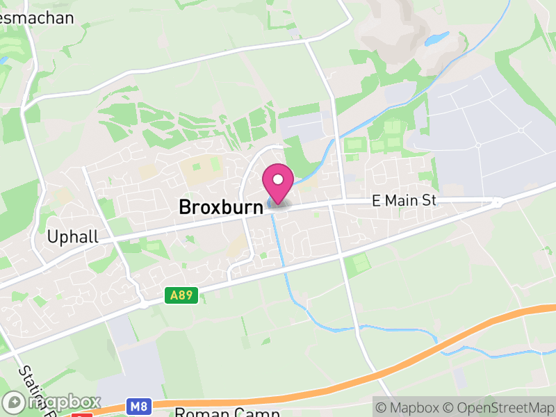 Map of Broxburn