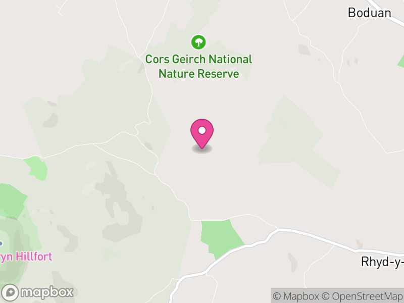 Map of Buan, Gwynedd