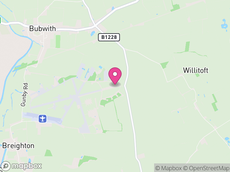 Map of Bubwith, East Riding of Yorkshire