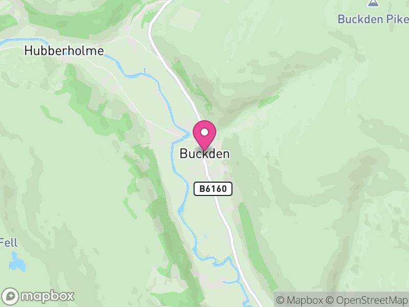 Map of Buckden, North Yorkshire