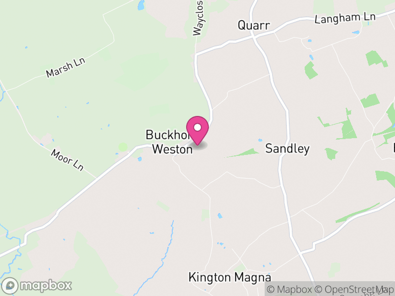 Map of Buckhorn Weston, Dorset