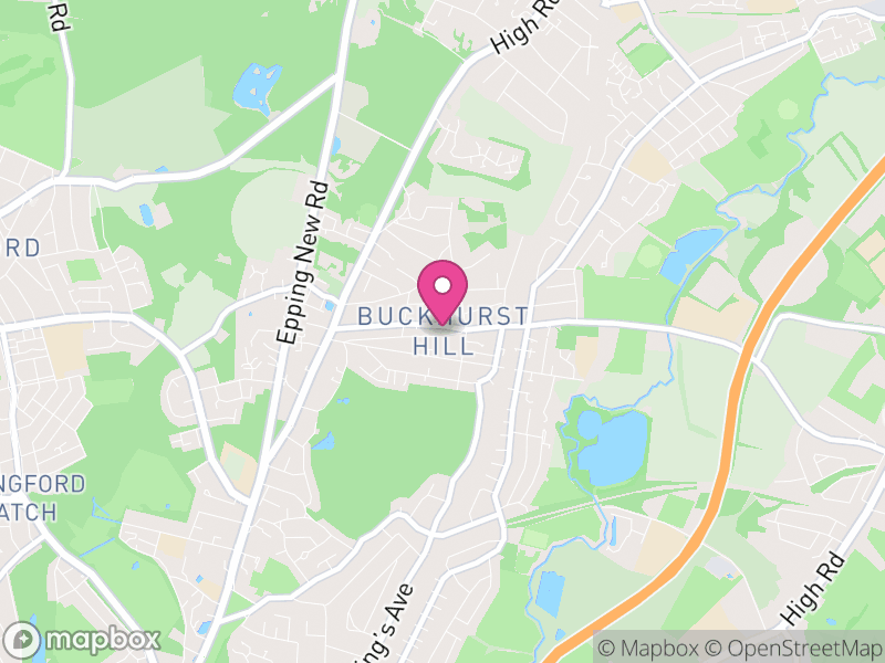 Map of Buckhurst Hill, Epping Forest