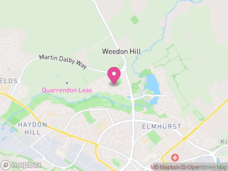 Map of Buckingham Park, Buckinghamshire