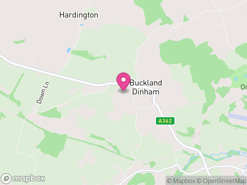 Map of Buckland Dinham, Somerset