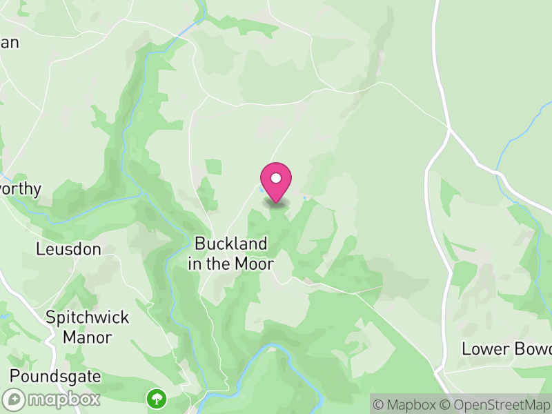 Map of Buckland in the Moor, Teignbridge