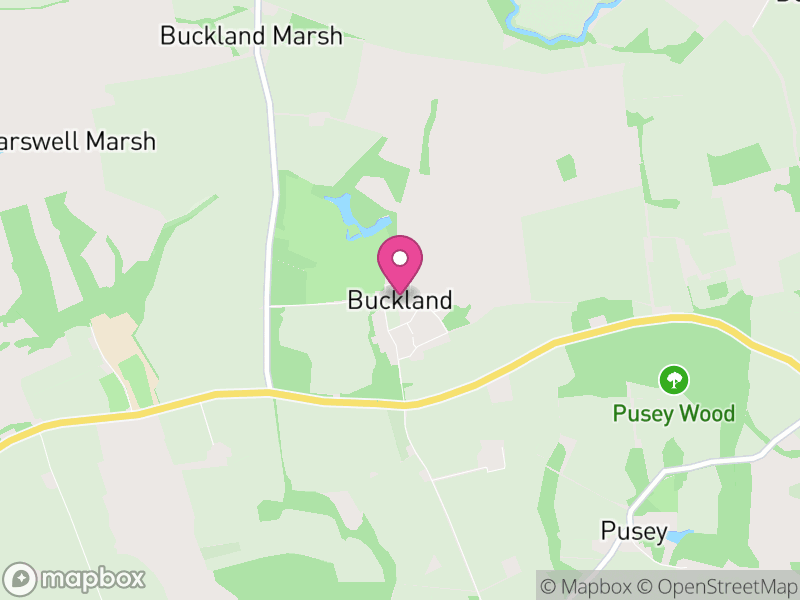 Map of Buckland, Vale of White Horse