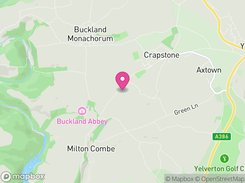 Map of Buckland Monachorum, West Devon