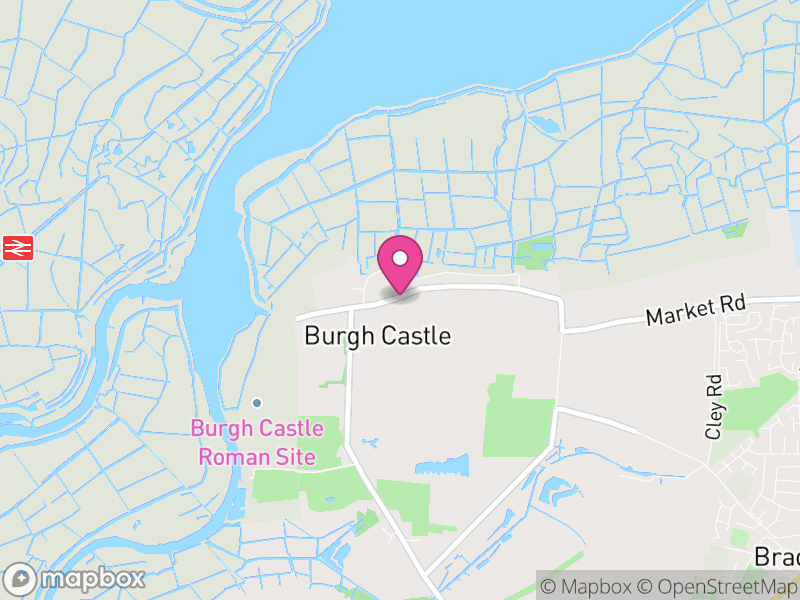 Map of Burgh Castle, Great Yarmouth