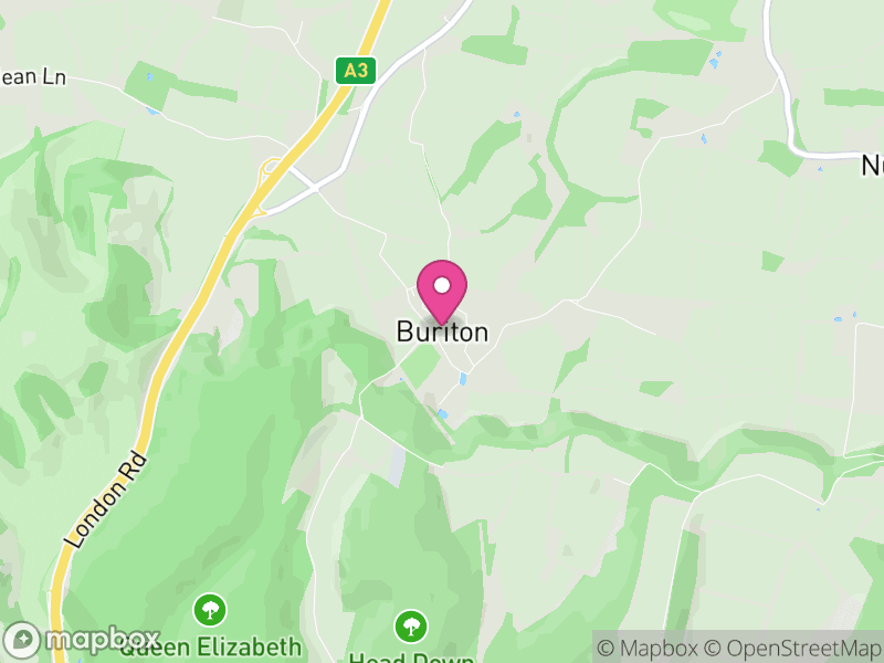 Map of Buriton, East Hampshire