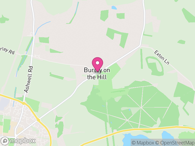 Map of Burley, Rutland