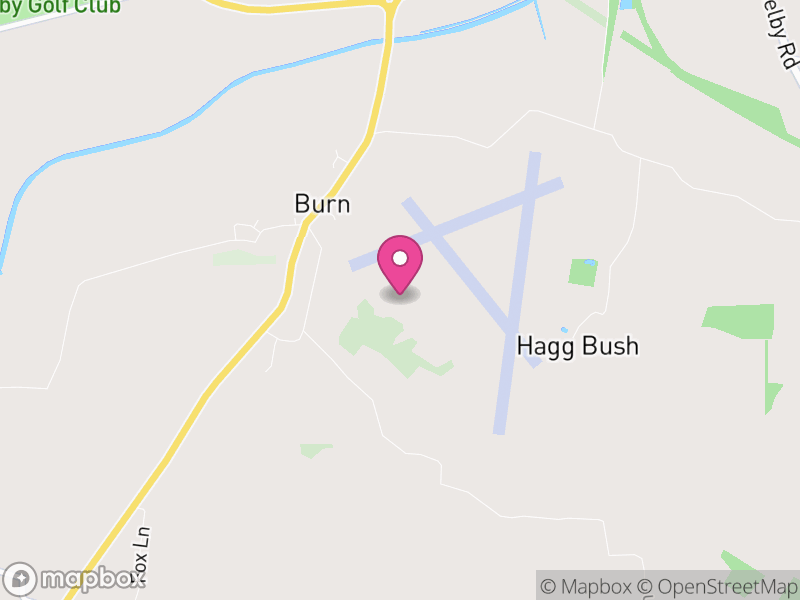 Map of Burn, North Yorkshire