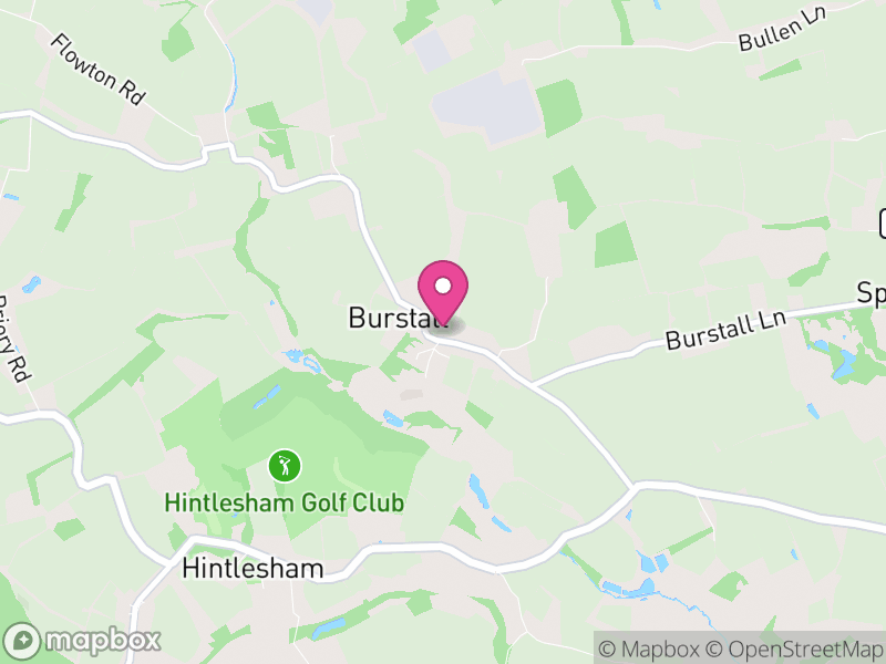 Map of Burstall, Babergh
