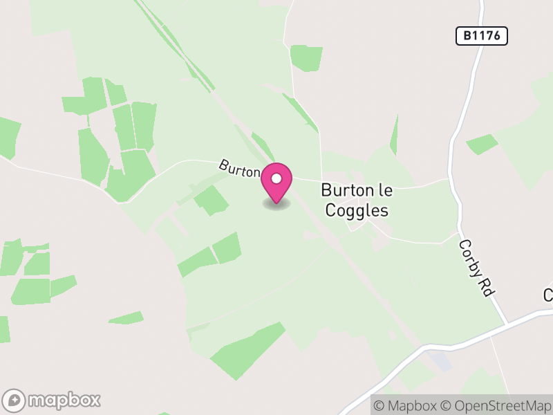 Map of Burton Coggles, South Kesteven