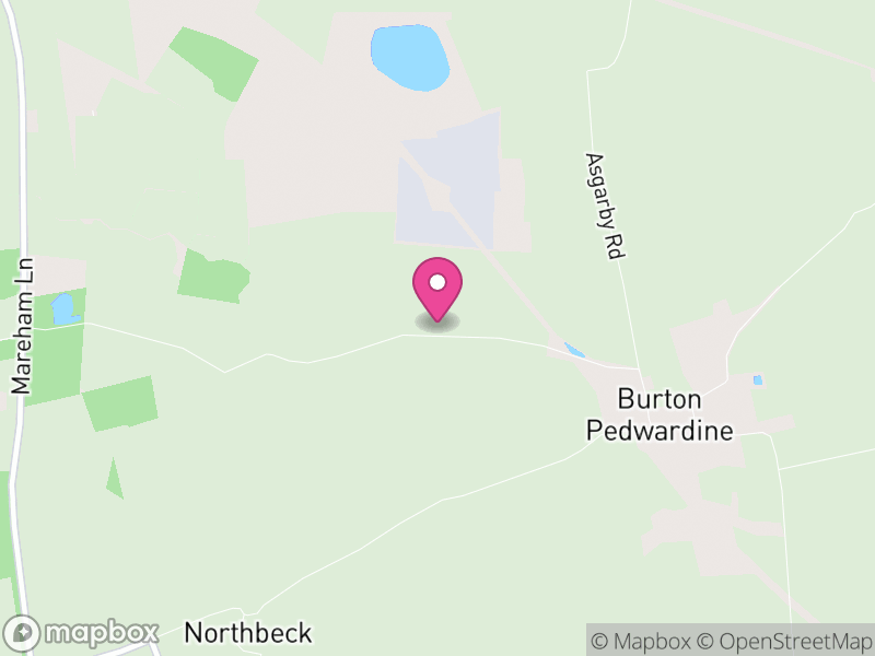 Map of Burton Pedwardine, North Kesteven