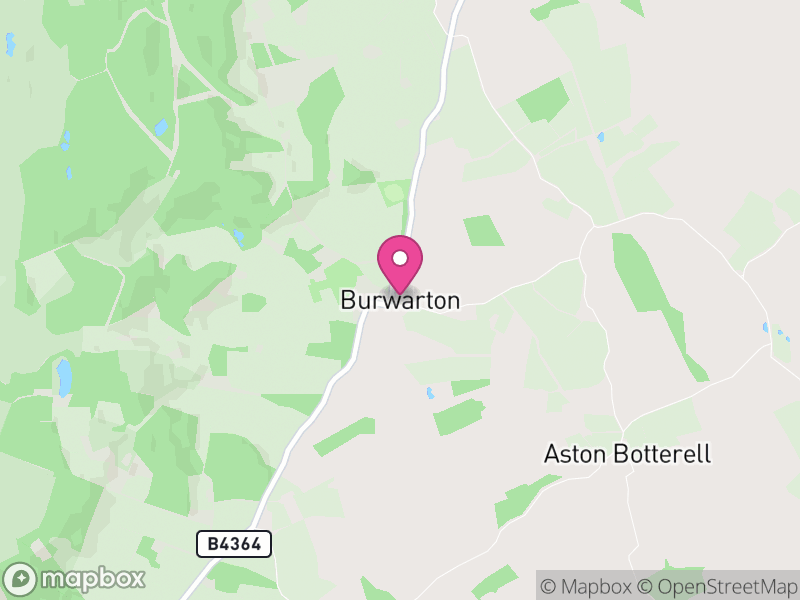 Map of Burwarton, England