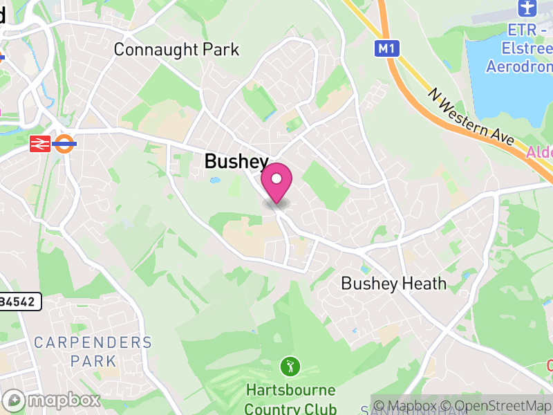 Map of Bushey