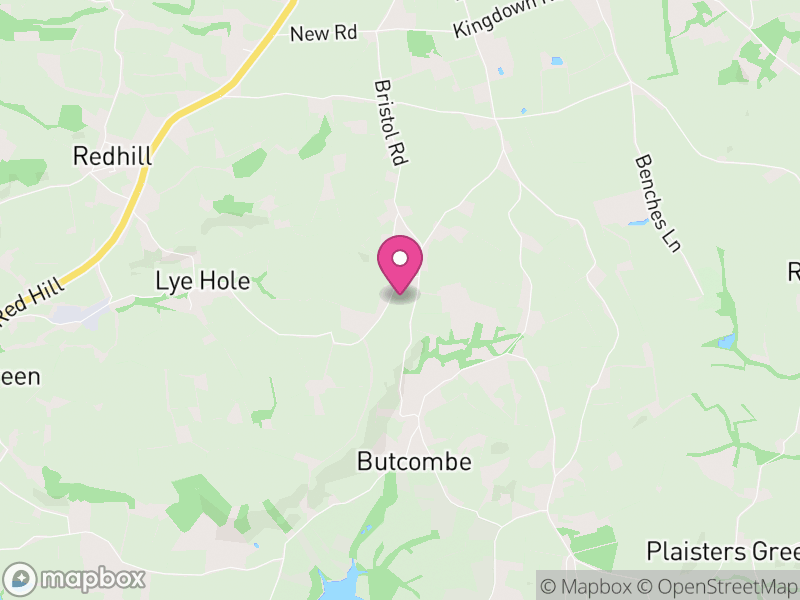 Map of Butcombe, North Somerset