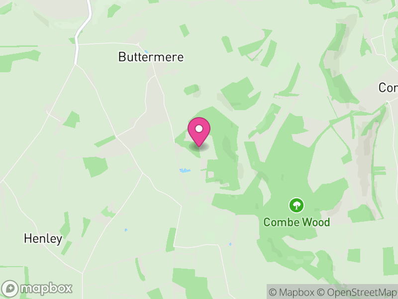 Map of Buttermere, Wiltshire