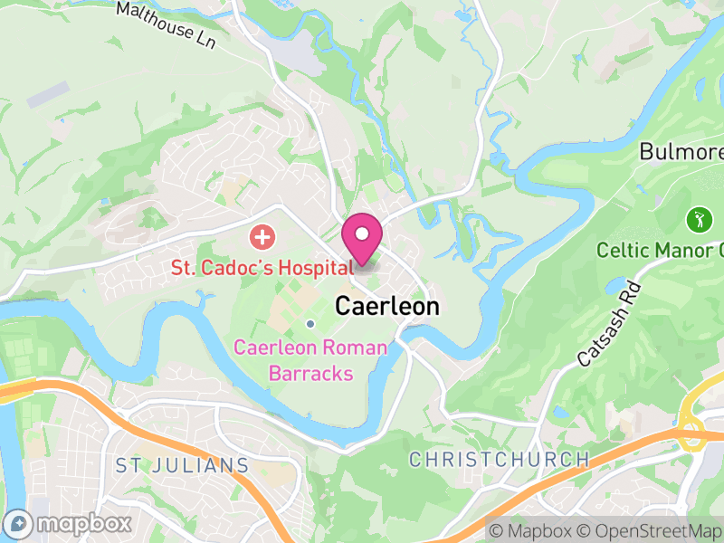 Map of Caerleon, Newport