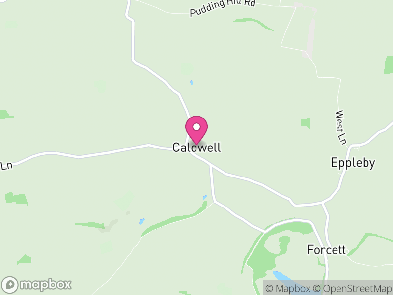 Map of Caldwell, North Yorkshire
