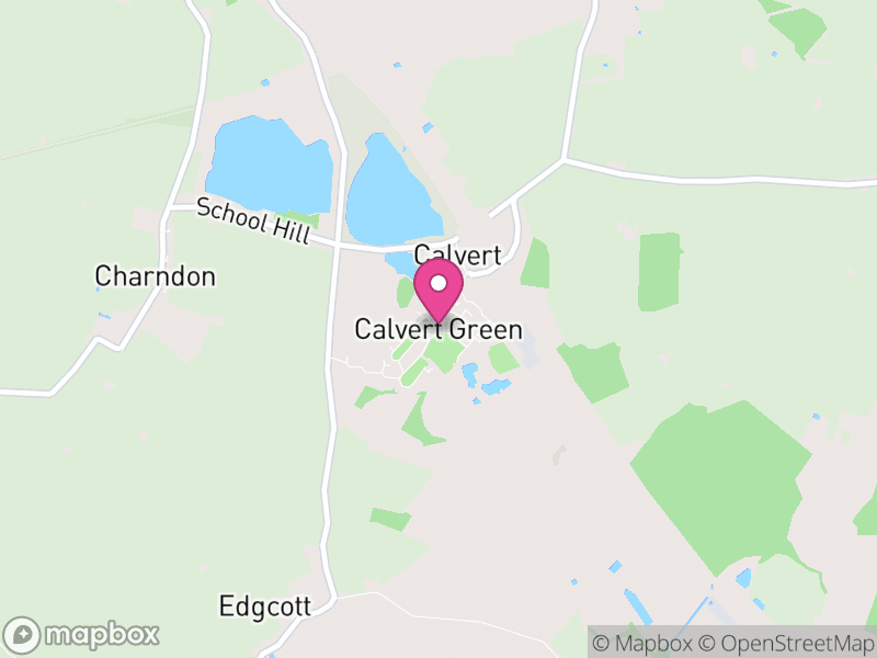 Map of Calvert Green, Buckinghamshire