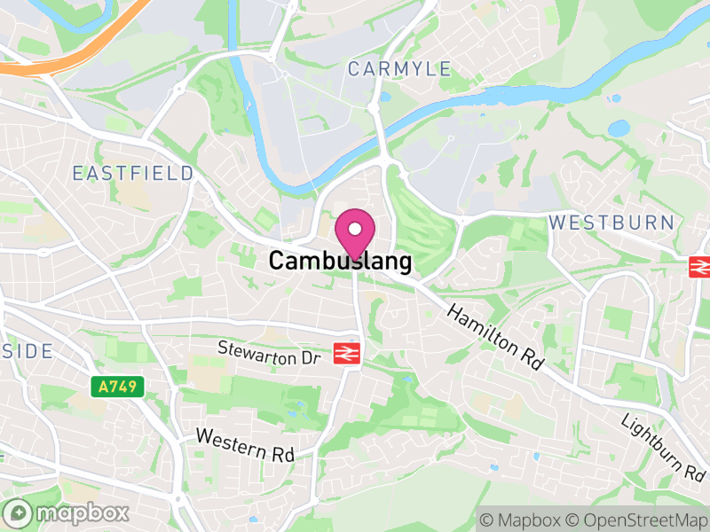 Map of Cambuslang