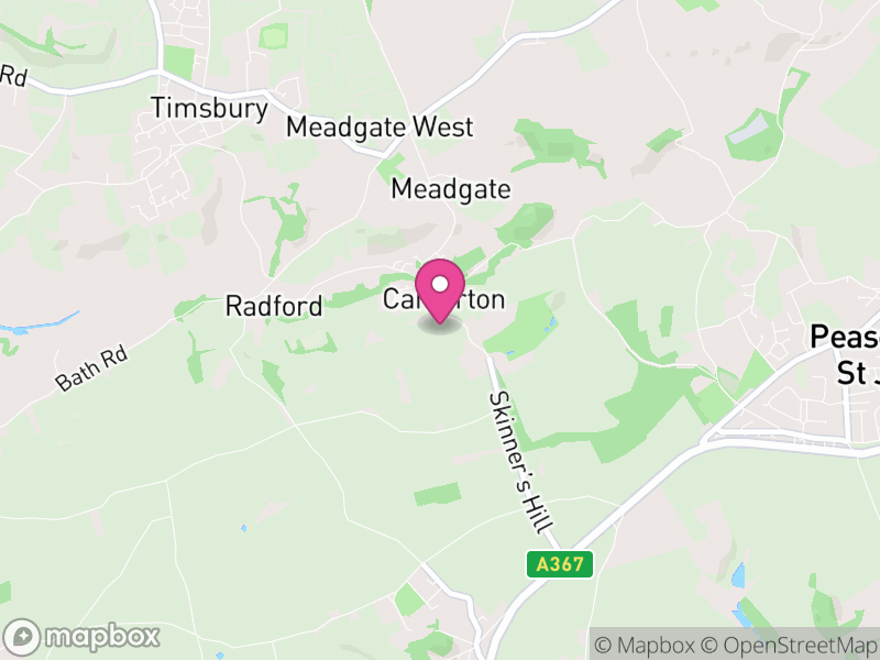 Map of Camerton, Bath and North East Somerset