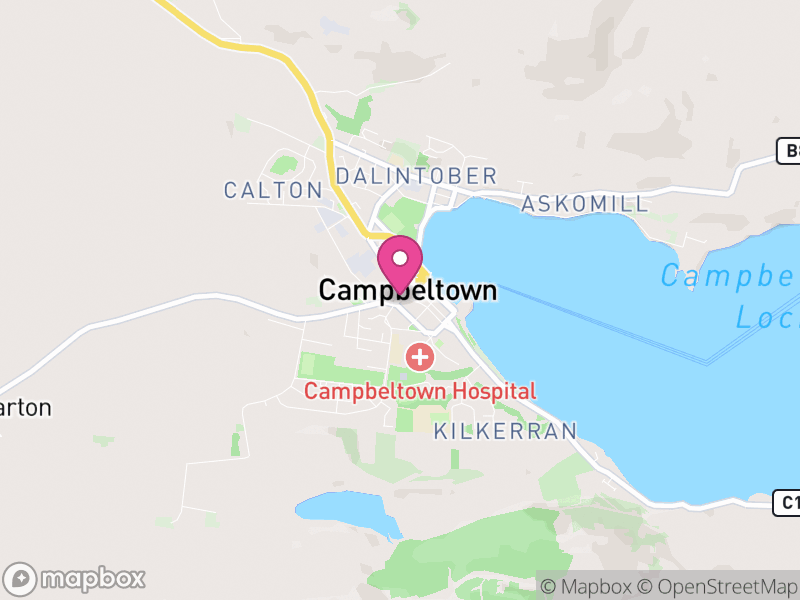 Map of Campbeltown