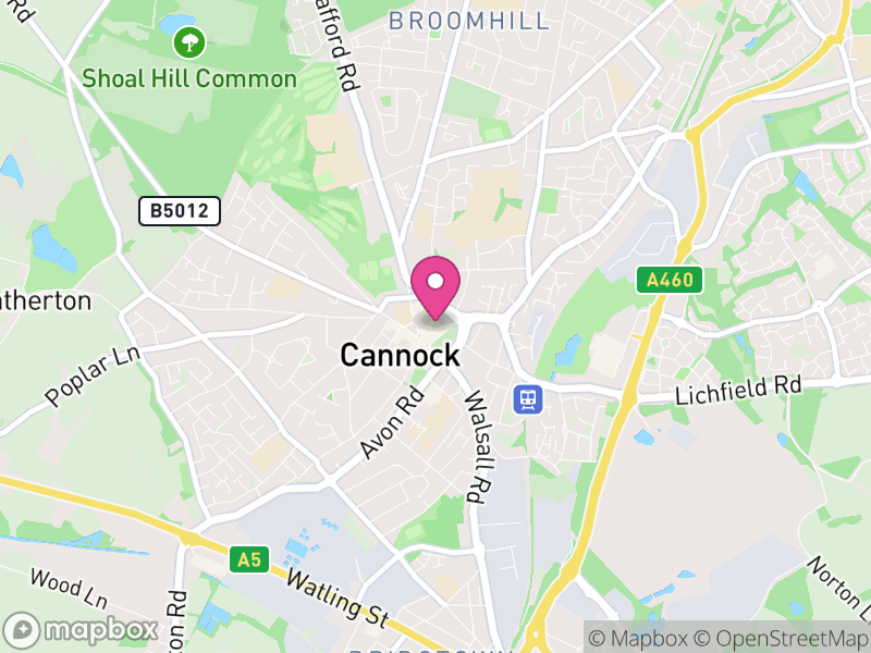 Map of Cannock