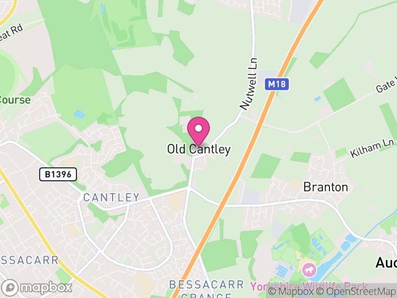 Map of Cantley, Doncaster