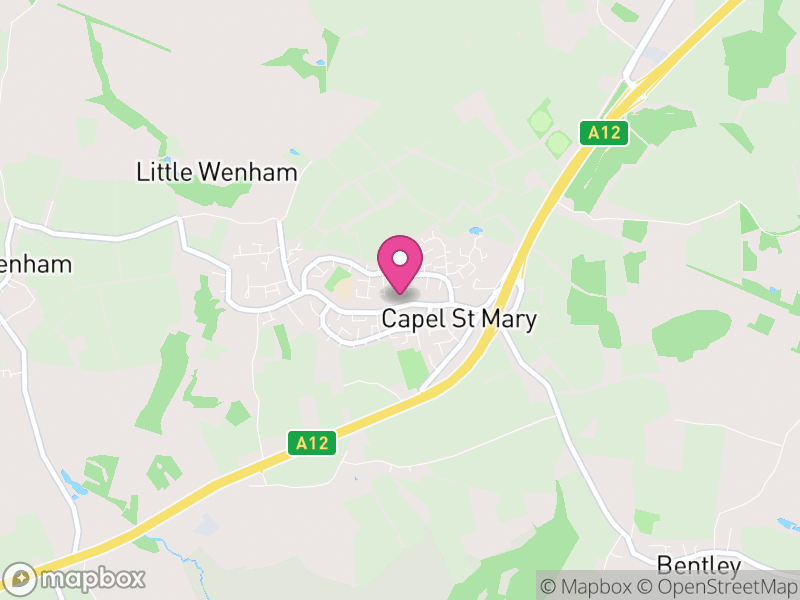 Map of Capel St. Mary, Babergh