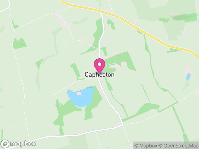 Map of Capheaton, Northumberland