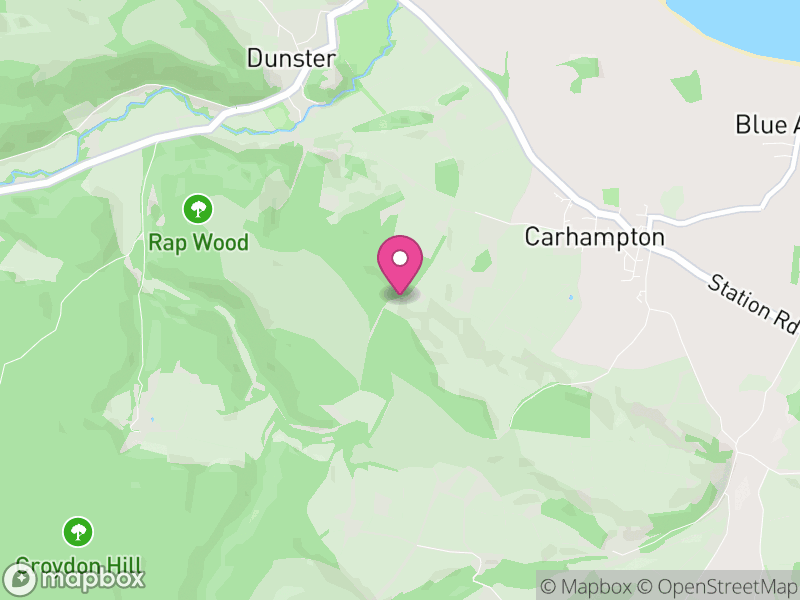 Map of Carhampton, Somerset