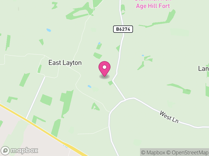 Map of Carkin, North Yorkshire