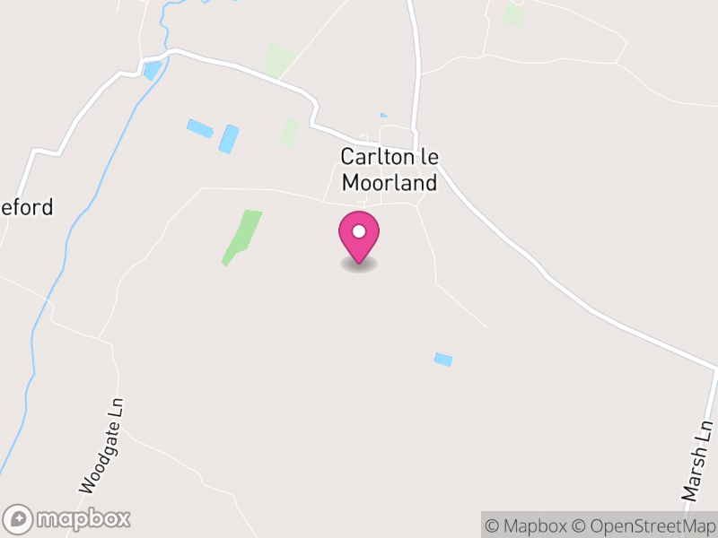 Map of Carlton-le-Moorland, North Kesteven