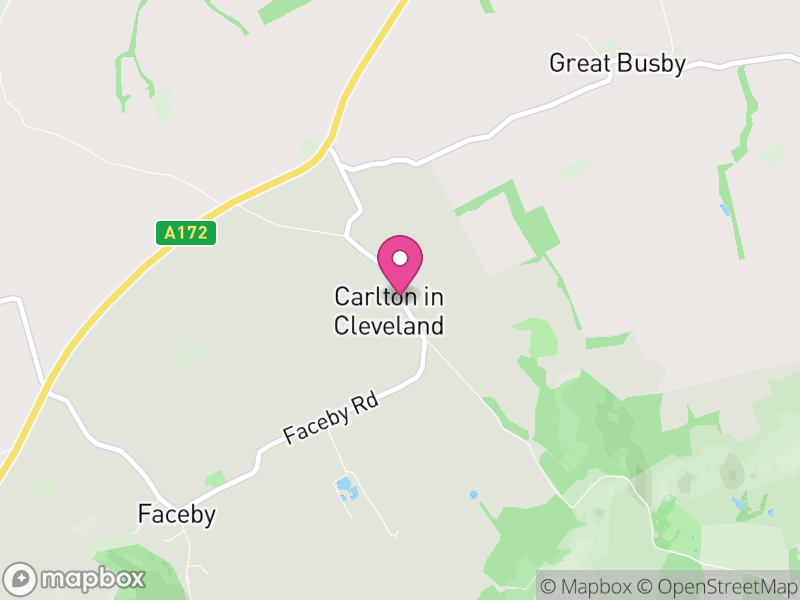 Map of Carlton, North Yorkshire
