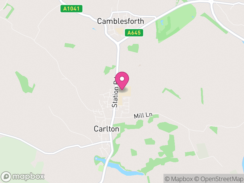 Map of Carlton, North Yorkshire