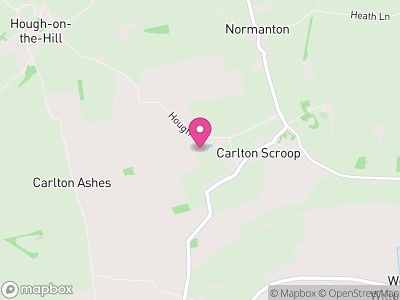 Map of Carlton Scroop, South Kesteven
